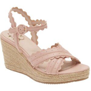 Ted Baker London Taymie Espadrille Wedge Sandals Women's 40 US 9.5 Pink NWOB
